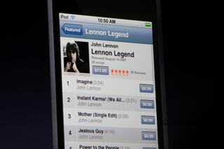 Illustration for article titled iTunes Wi-Fi Music Store for iPod Touch Includes All Songs from iTMS